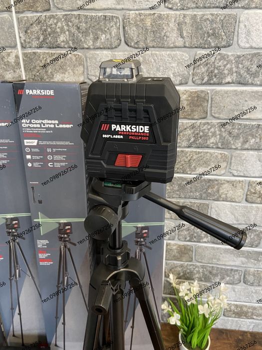 Лазерний рівень зі штативом Parkside Німеччина 360