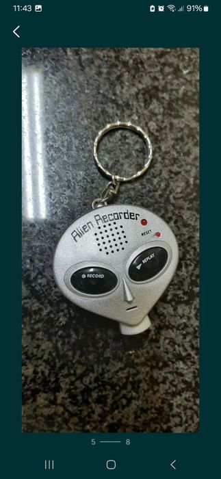 Gravadores de bolso, pequenas mensagens