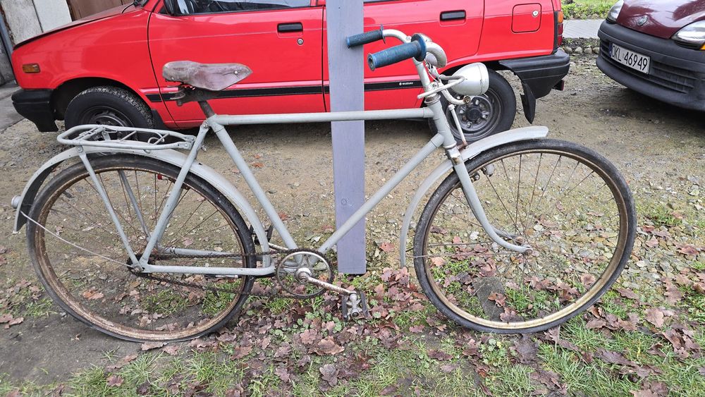 Zabytkowy rower sprawny