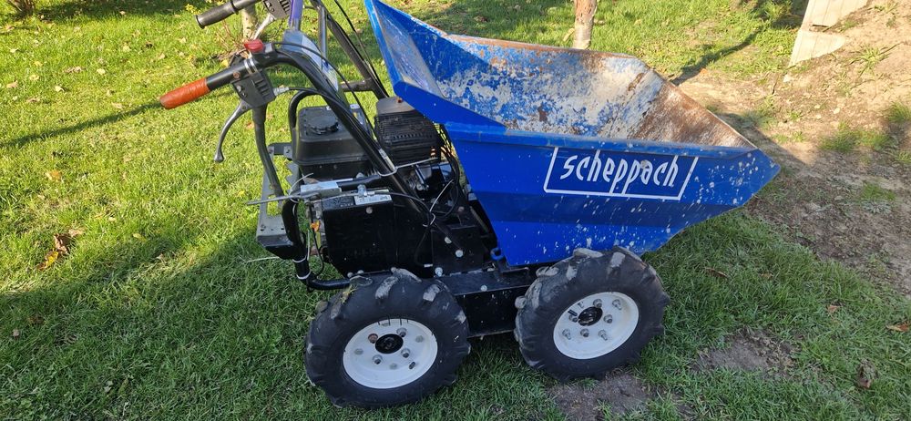 Taczka spalinowa samojezdna 2018 rok 300 kg załadunku scheppach DP3000