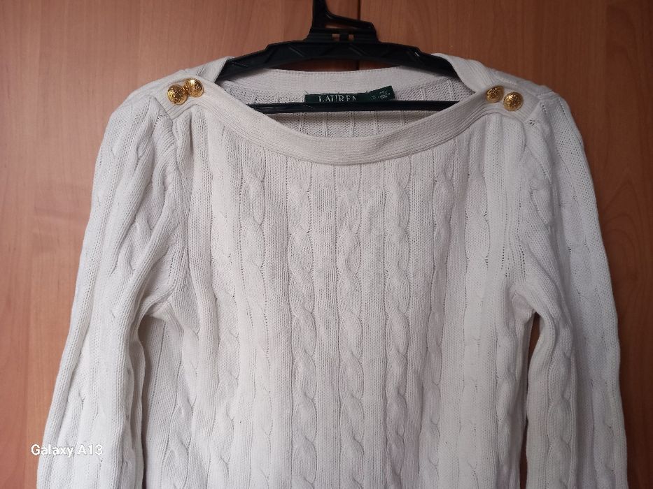 Ralph lauren oryginalny sweterek damski s bawełna