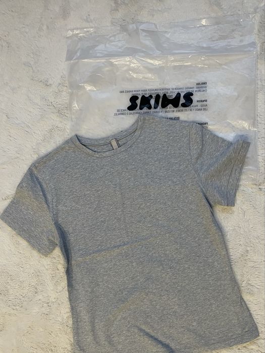 Оригінальні SKIMS бавовняні футболки Cotton Jersey (розмір S)