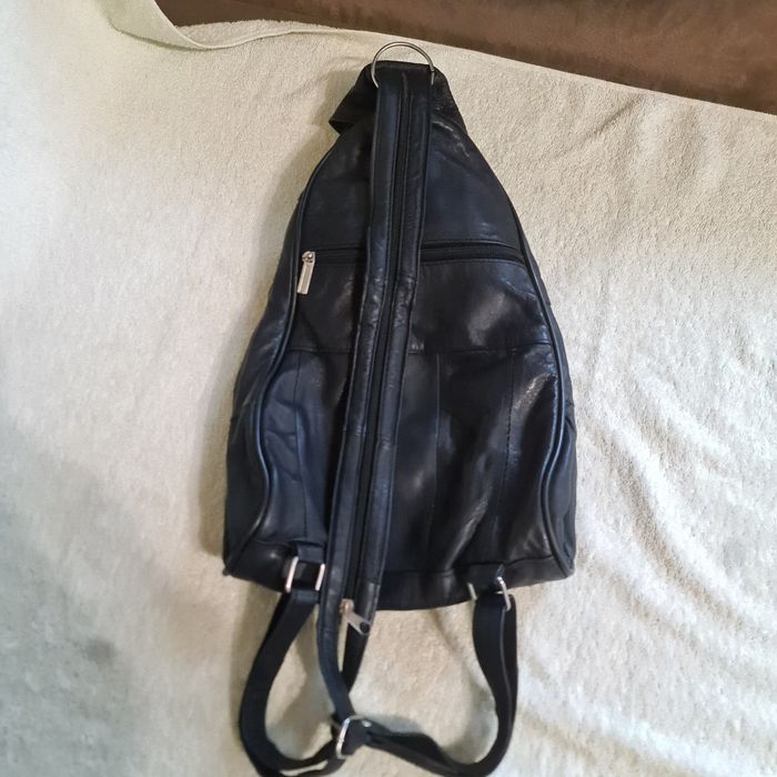 Подарок мужчине. Кожаная большая сумка-рюкзак мужская. Бельгия.