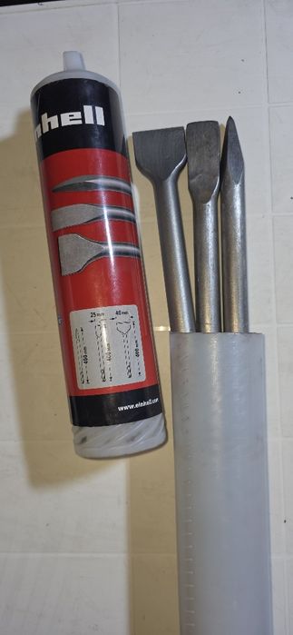 Einhell 3-częściowy zestaw dłut SDS Max 400mm stal 40Cr do rozbiórki