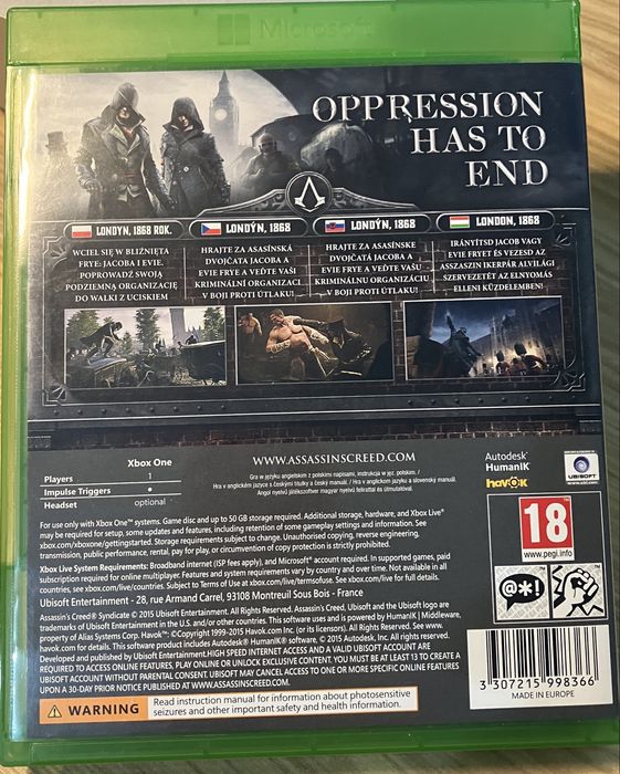 Assassin's Creed Syndicate Xbox One Series X | PL |