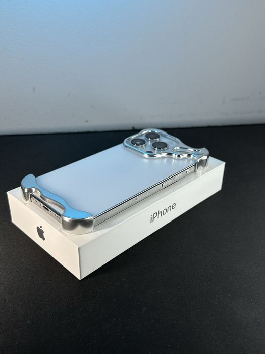 iPhone 14 Pro | Silver | 128GB | Bateria 100% | Dowód zakupu | ZESTAW