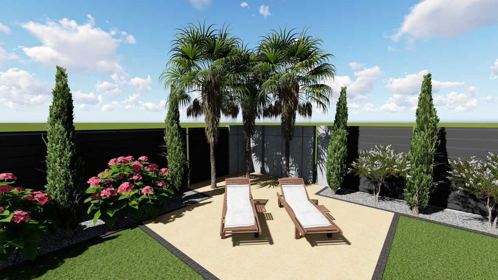 Projektowanie OGRODÓW, wizualizacja ELEWACJI gratis