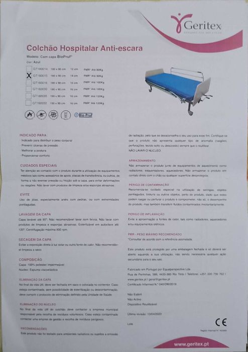 Cama médica articulada