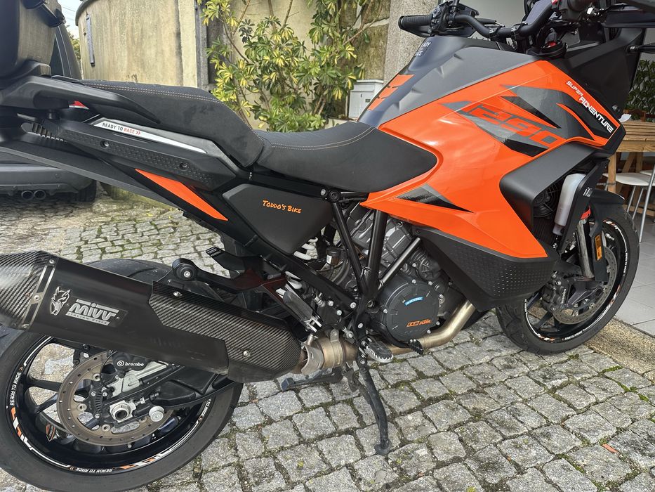 KTM 1290 super adventure 160 cavalos 2022 escape MIVV