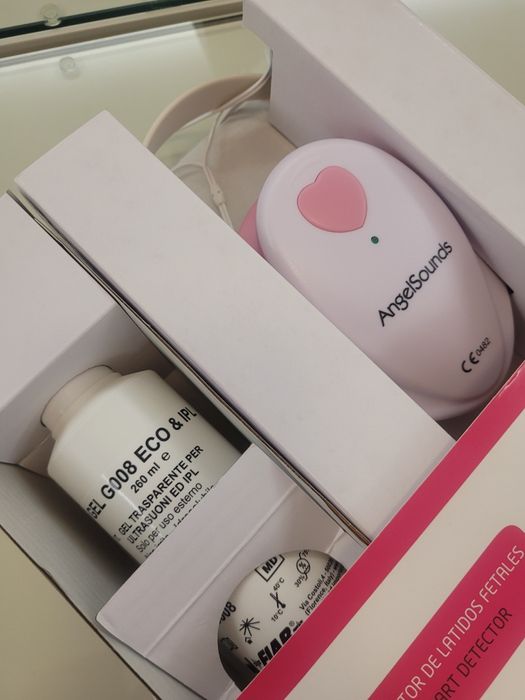 Ouvir bebe na barriga. Som fetal