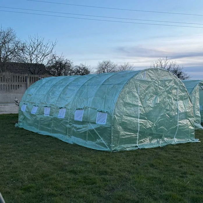 Теплиця 6х3 Парник 18м2 Теплиця труба 25мм з плівкою армованою ПОЛЬША