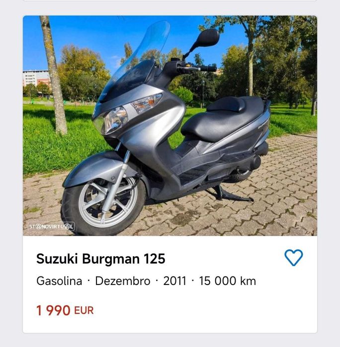 Suzuki Burgman 125 – Excelente para Cidade & Muito Confortável