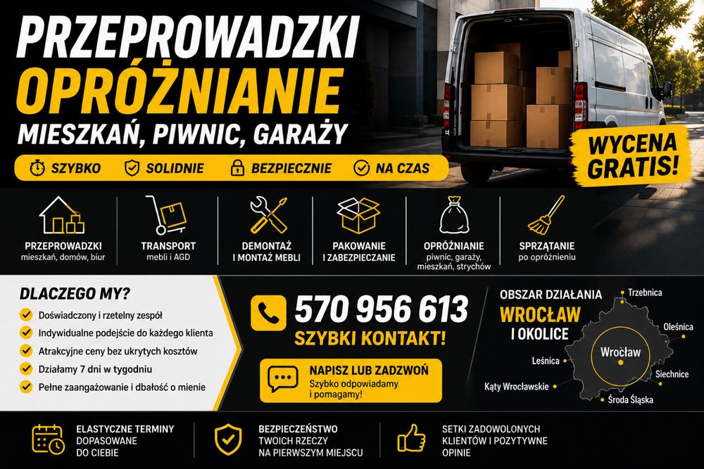 Przeprowadzki i Opróżnienie pomieszczeń