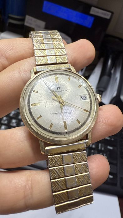 Старовинний годинник 50-х років hamilton
