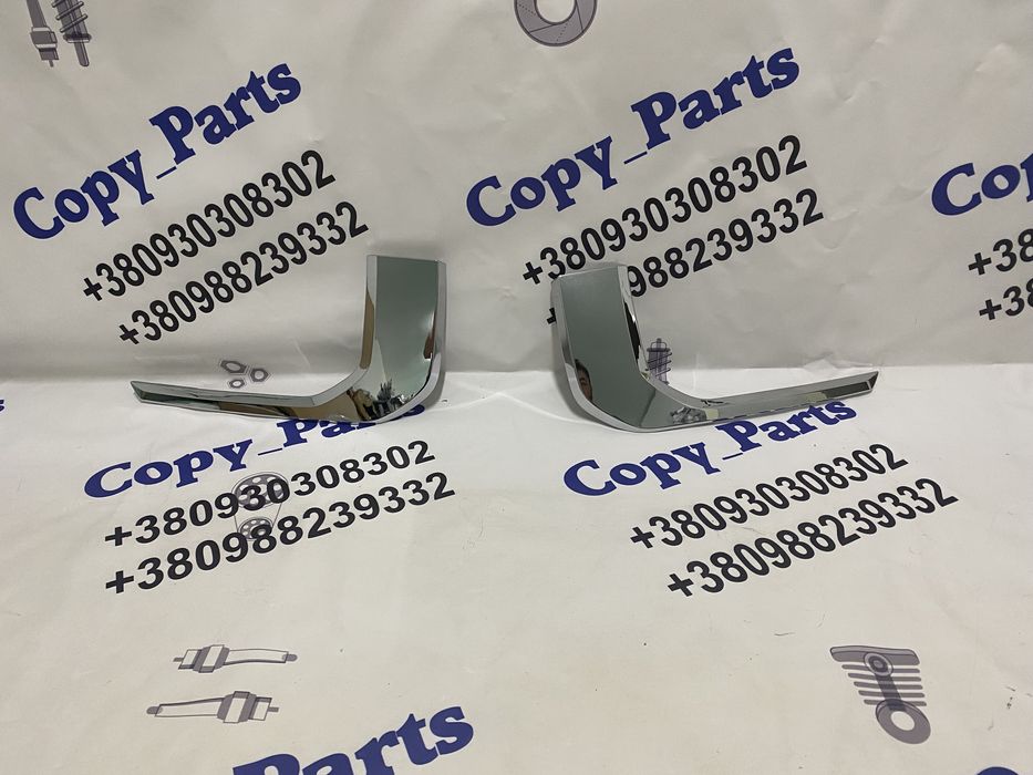 Молдинг, хром бампера mitsubishi outlander sport, asx 2020, 2021, 2022