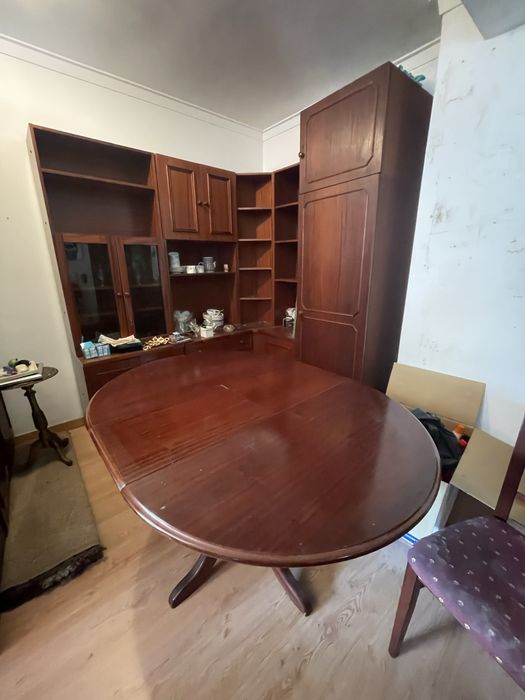 Mesa em Mogno Extensivel