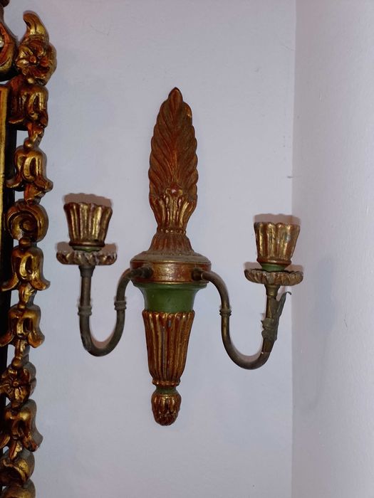 Par de apliques antigo