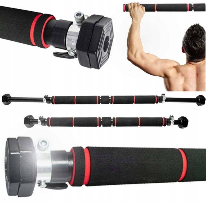 Drążek do Podciągania Ćwiczeń Rozporowy do Drzwi Regulowany Mocny