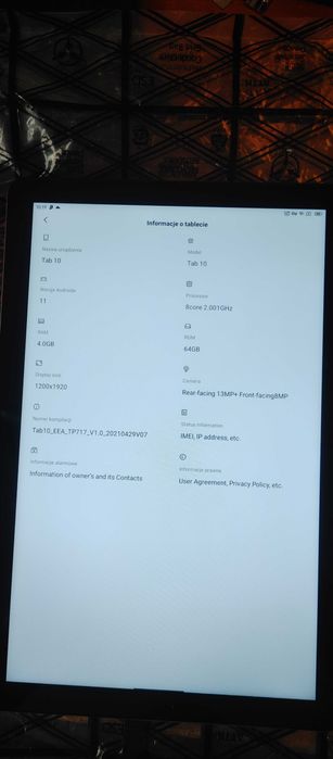 Tablet Blackview 4GB/64GB 10,1-calowy Tab10 4G