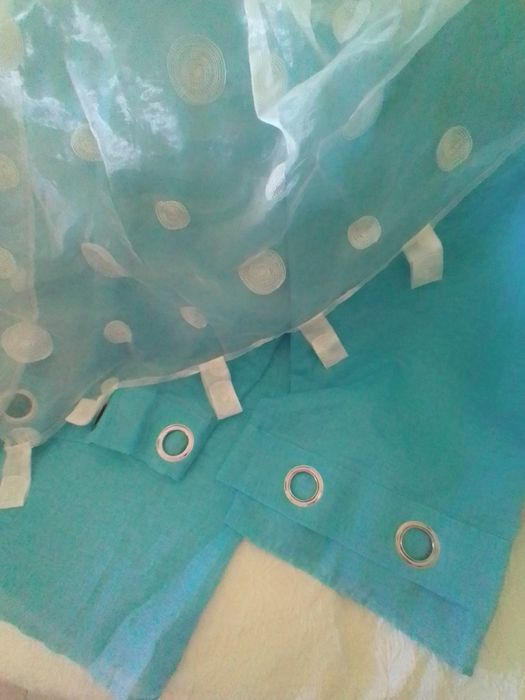 Conjunto de cortinados como novo