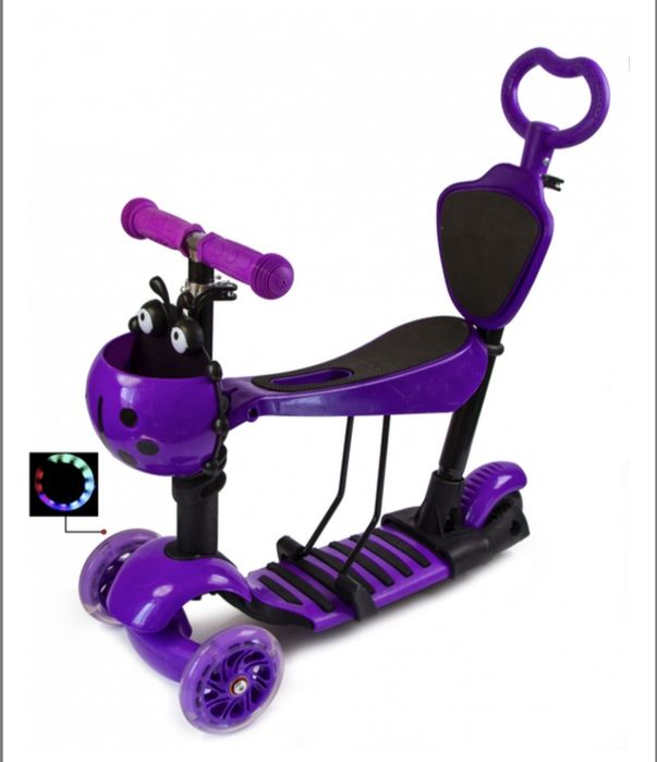 Продам дитячий самокат 5 в 1 GS-0035 Божа Корівка