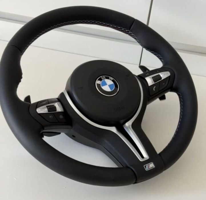 ‼️ Шкіряне M Кермо BMW Premium ‼️Ціна разом з подушкою! Спортивний Руль Наппа M3 Style для БМВ F30 F31 F32 F33 F36 F20 F21 F10 F11 F25 F15