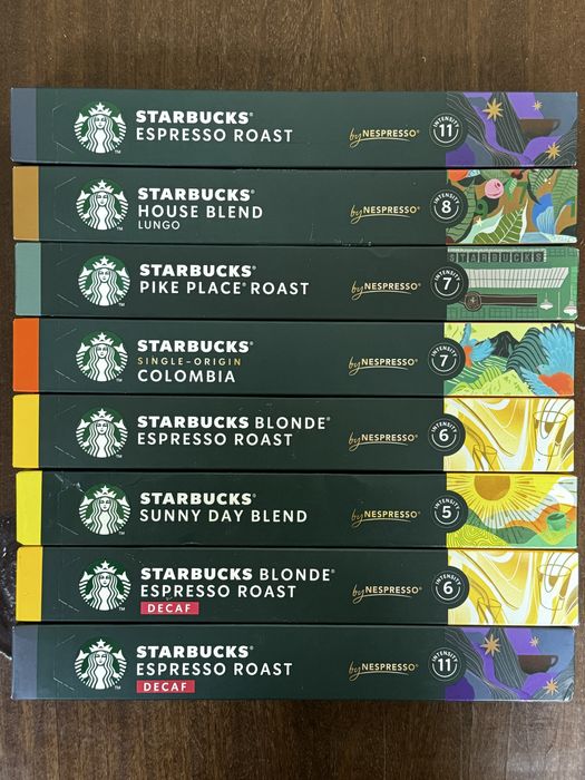 Кава в капсулах nespresso starbucks оригінал супер ціна акція