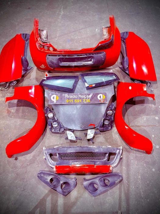 Frente e traseira smart roadster 452