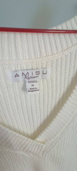 sweter biały r. xl