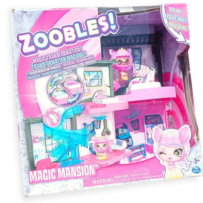 Nowy  Zoobles Magiczna Willa zestaw