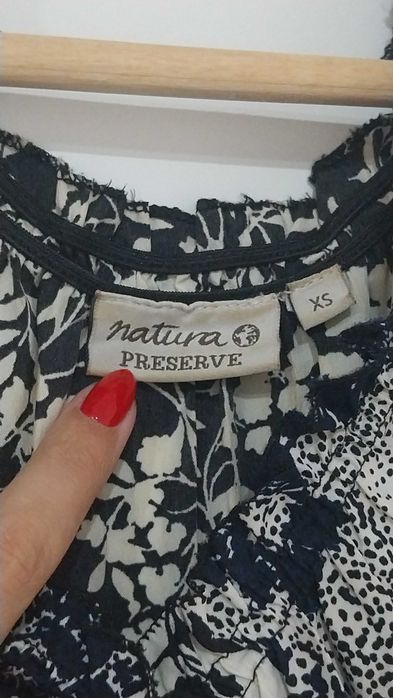 Vestido azul marca Natura