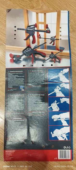 Conjunto de Sargentos ou grampos de aperto rápido