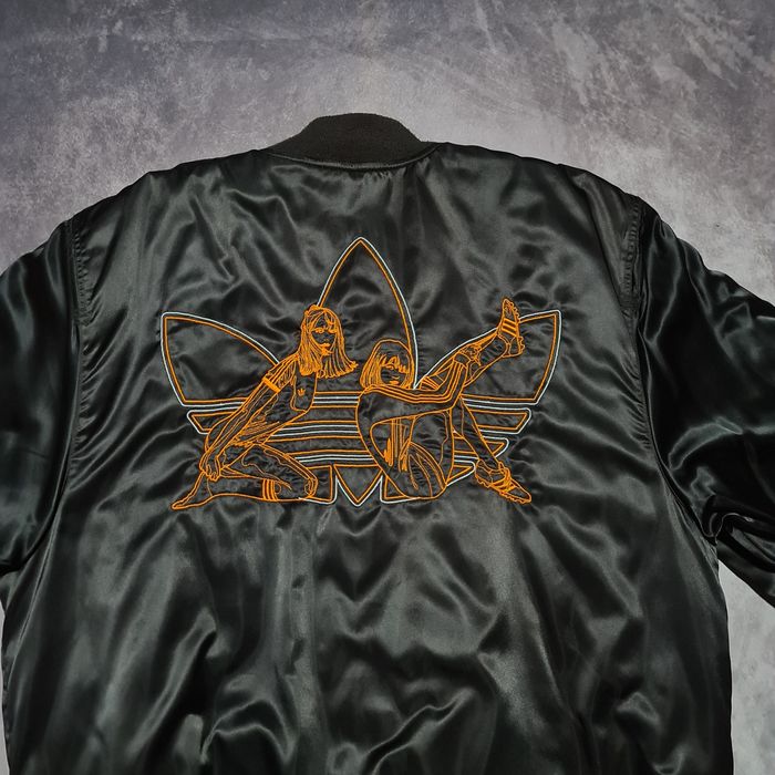 Бомбер Adidas Rare Vintage bomber jacket вінтаж firebird 3 stripes