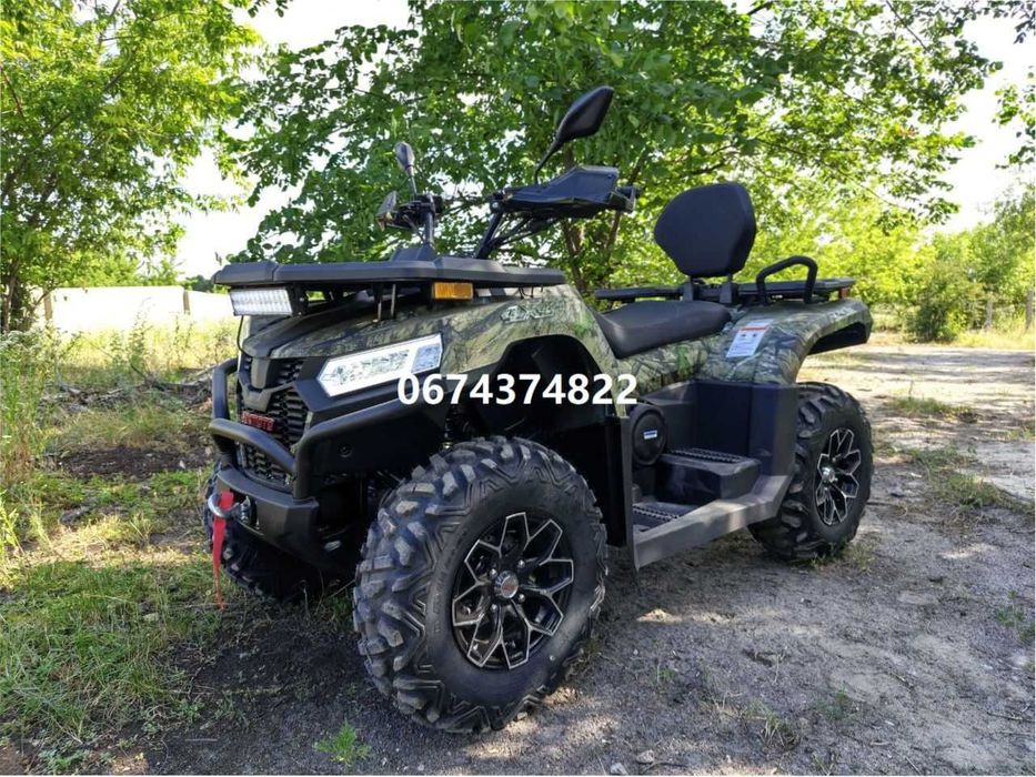 КВАДРОЦИКЛ SokMoto RAPTOR 450L EPS Сокмото (Електропідсилювач керма) EFI | 4х4 | Підігрів керма | Захист дна та ричагів доставка безкоштовна
