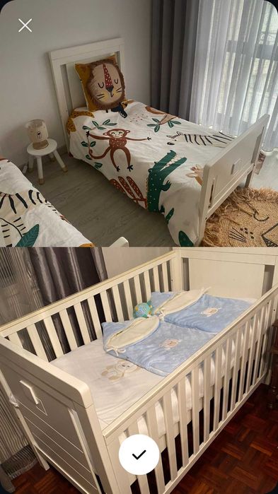 berço / cama - trama 2 em 1 - bebé criança