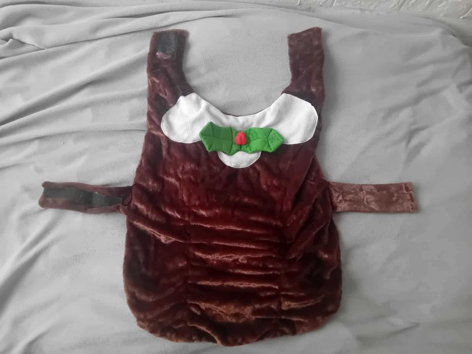 Świąteczne ubranko dla psa dużego L/XL aksamit