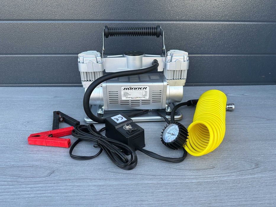 Автомобільний компресор 100 літрів до R22, Двопоршневий, Автокомпресор