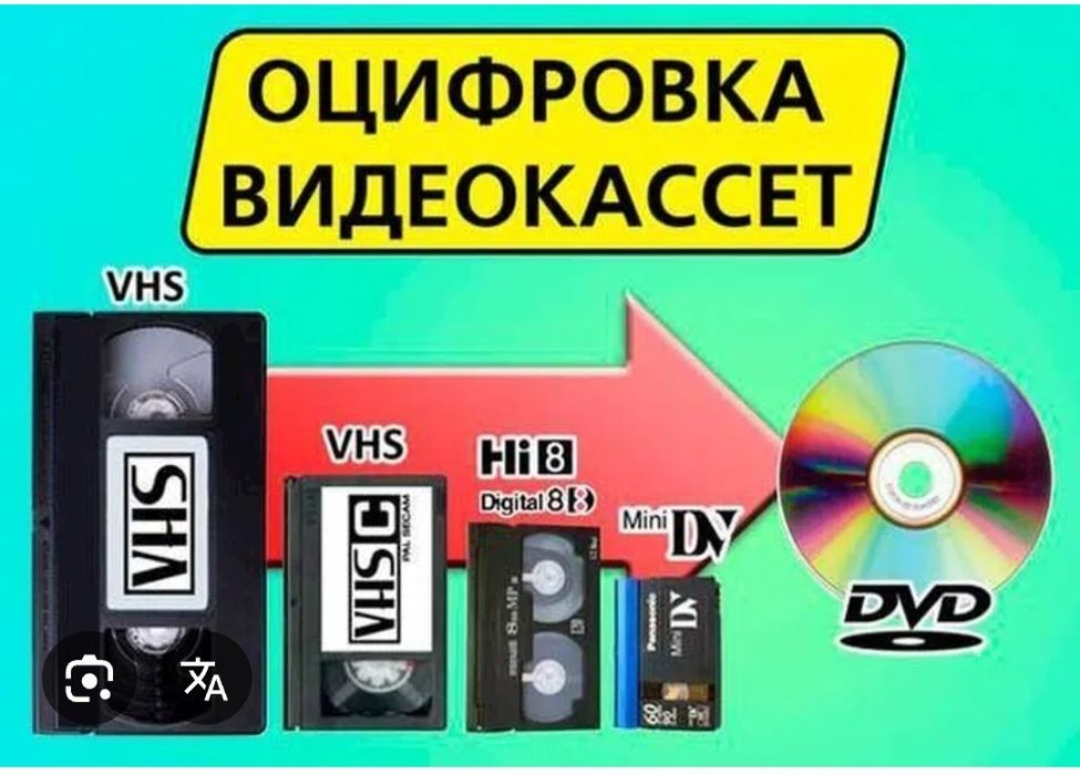 Оцифровка -  Видеокассет  Качество Гарантировано.
