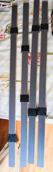 Lote 4 Ripas de Estrado Reguláveis Novas (98x5 cm)