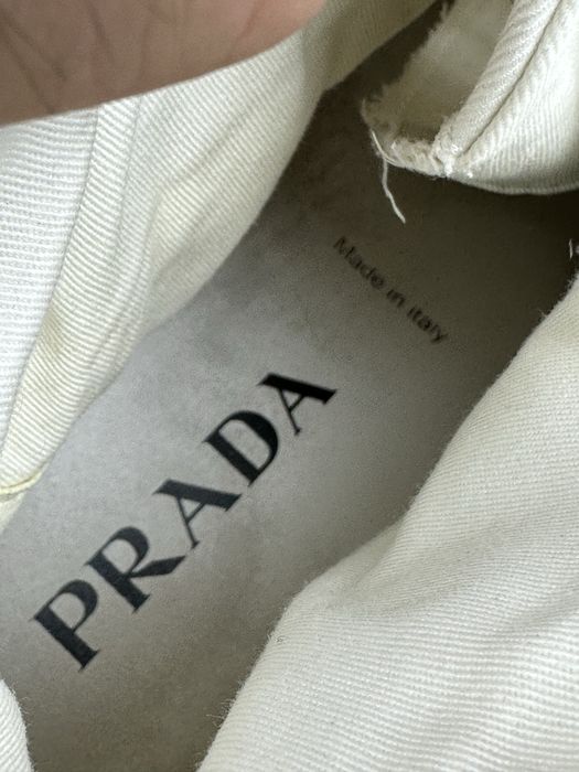 Жіночі високі кросівки Prada 38p 24cm