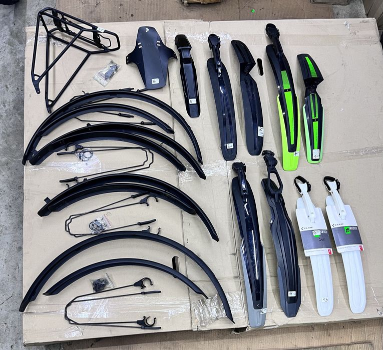 вело крылья болотники багажники подношки  подсиделы рули выносы седла