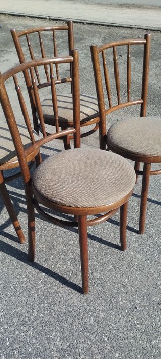 Krzesła gięte krzesło gięte Radomsko krzesła PRL vintage