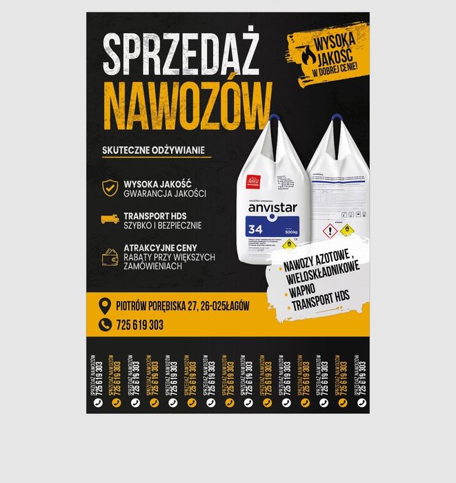Nawozy, NPK,saletra,saletrosan wapno
