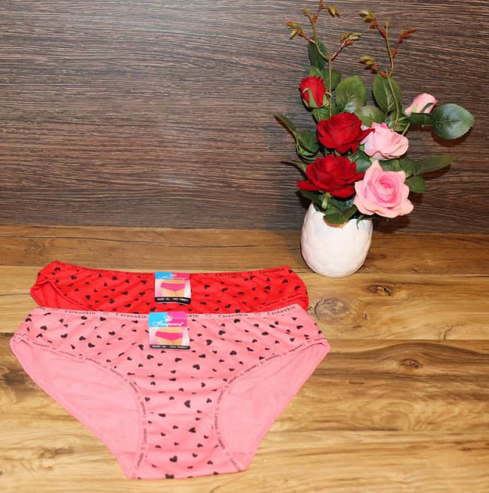 Majtki Damskie Serduszka Komplet 2sztuki XL 1-21