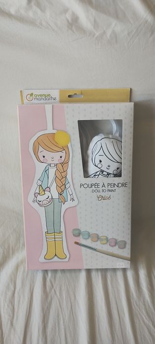 Lalka Chloe z materiału do pomalowania