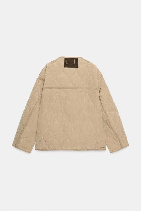 Двостороння стьбана куртка ZARA