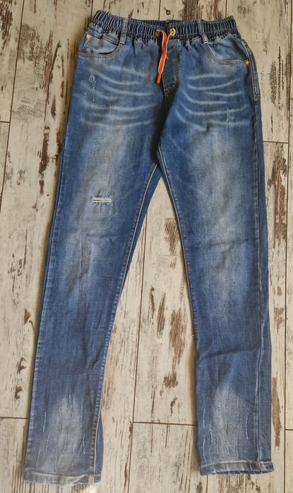 Jeansy rurki dla chłopca 170/176