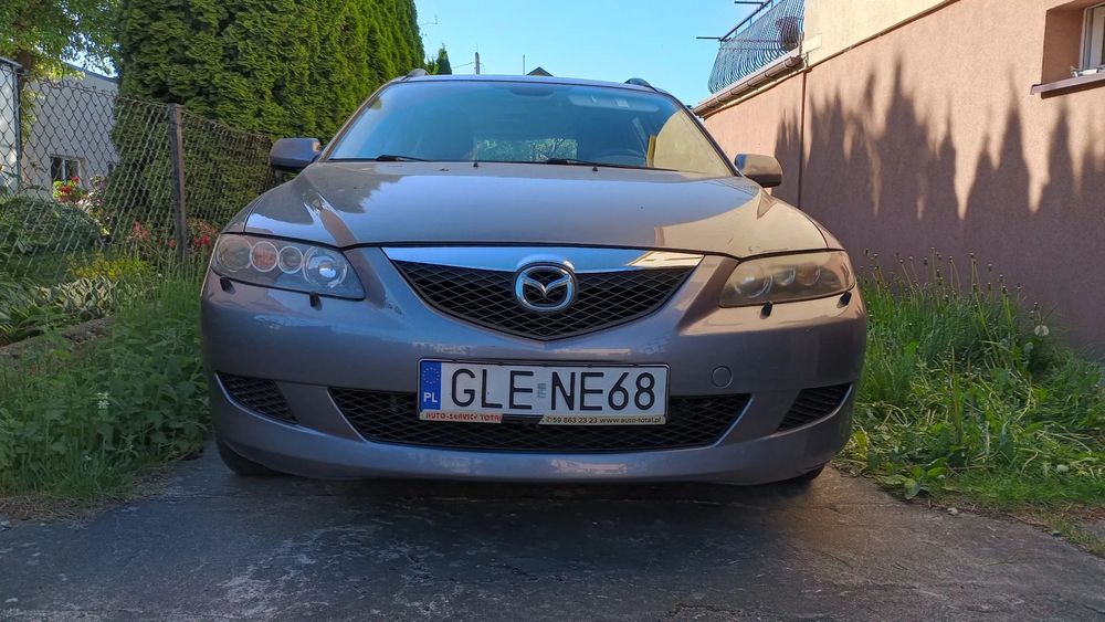 Mazda 6 Sprzedaję pojazd z uszkodzoną klapą bagażnika i światłami, jeżdżący.