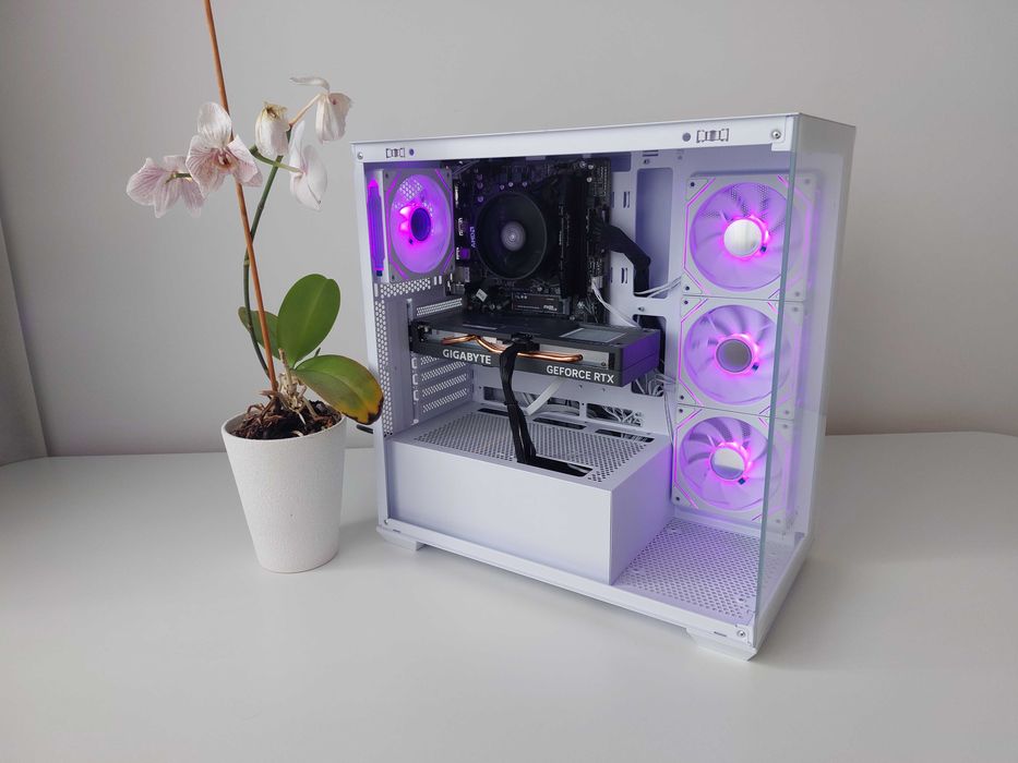Komputer Ryzen 5 5600x/Rtx 4060/16gb ram/512gb ssd m2 / Nowe podzespoły