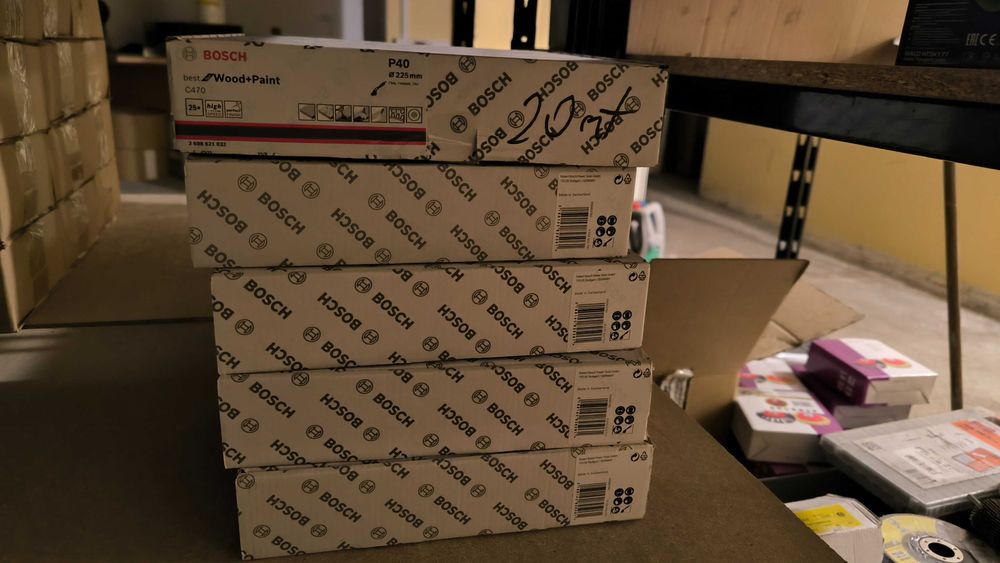 Krążki ścierne BOSH FI 225 do żyrafy P40